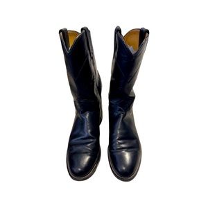 Justin Cowboy Boots - Black, Unisex